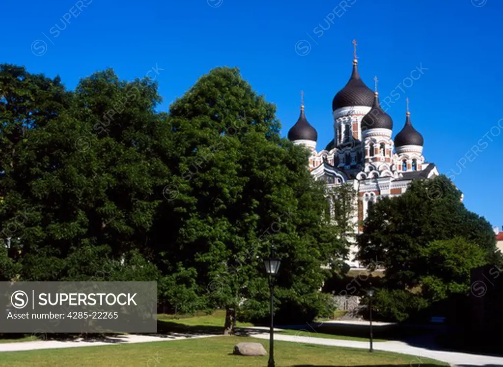 Alexander Nevski Cathedral, Old Town, Tallinn, Estonia