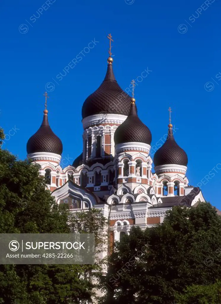 Alexander Nevski Cathedral, Old Town, Tallinn, Estonia