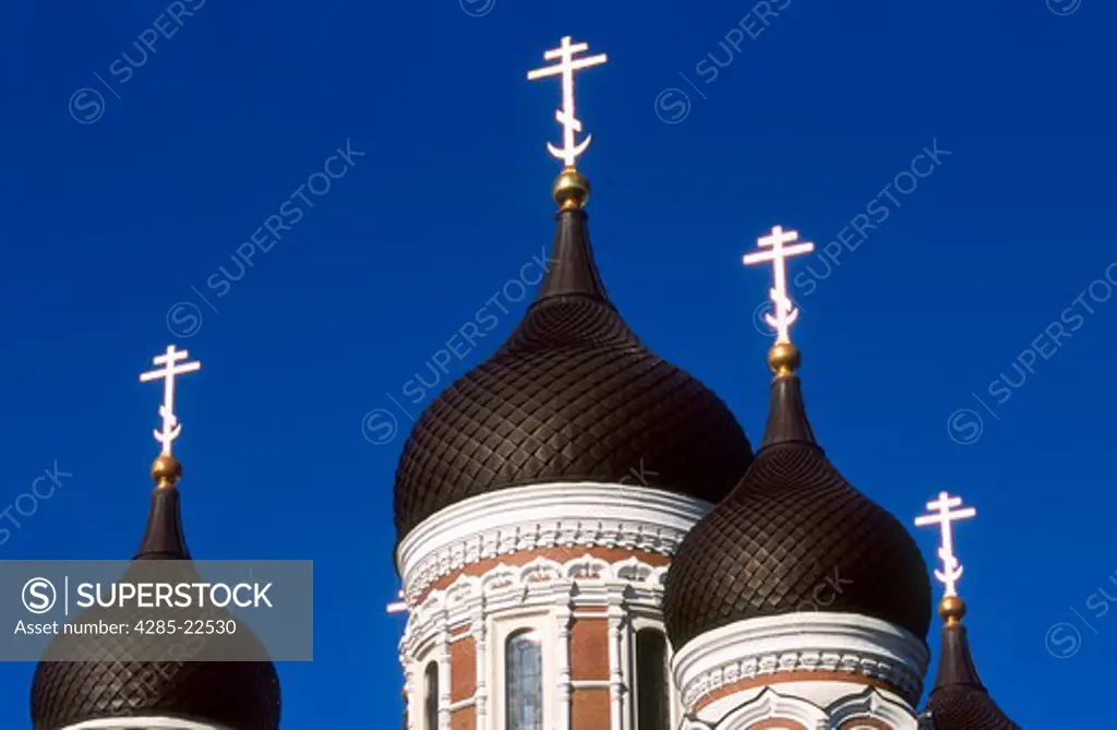 Alexander Nevski Cathedral, Toompea, Old Town, Tallinn, Estonia