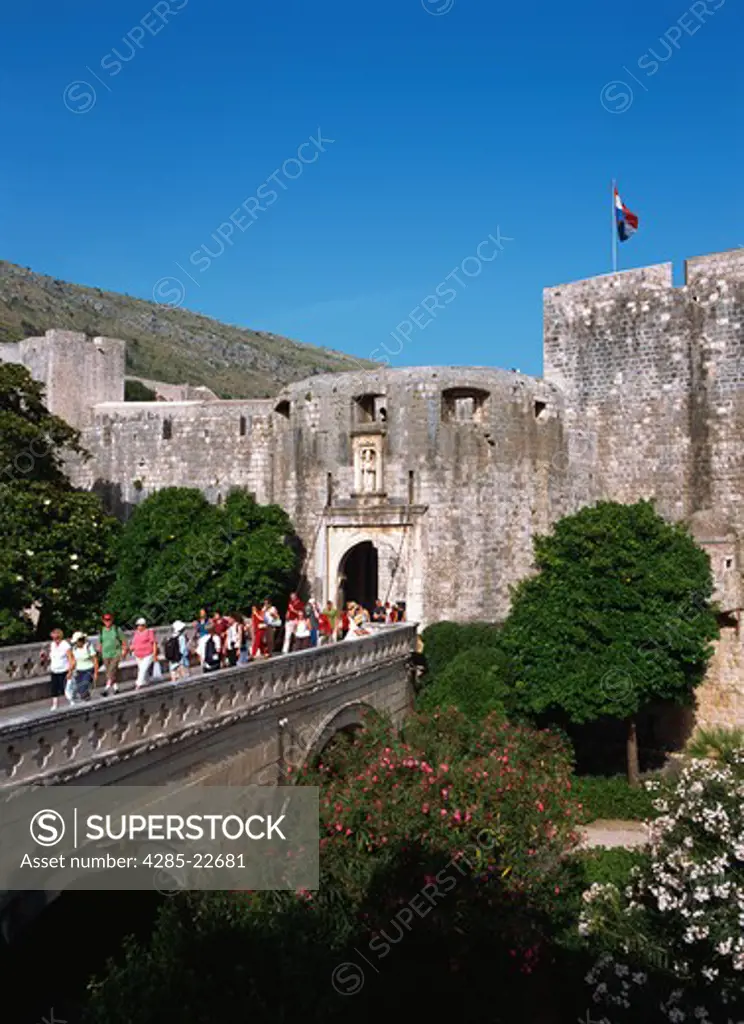 Croatia, Dubrovnik, Old Town, Pile Gate