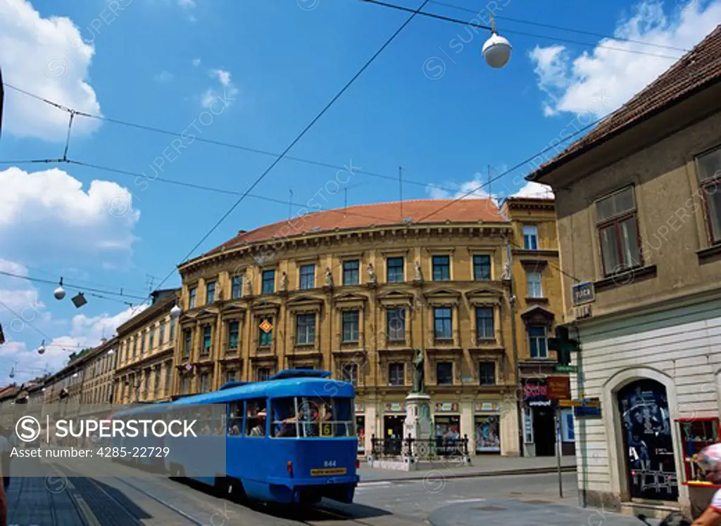 Croatia, Zagreb, Ilica Street, Tram