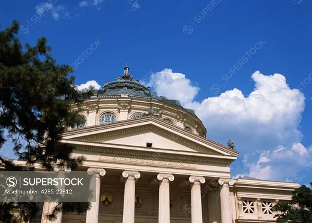 Romania, Bucharest, Piata George Enescu, Romanian Athenaeum (Ateneul Roman)
