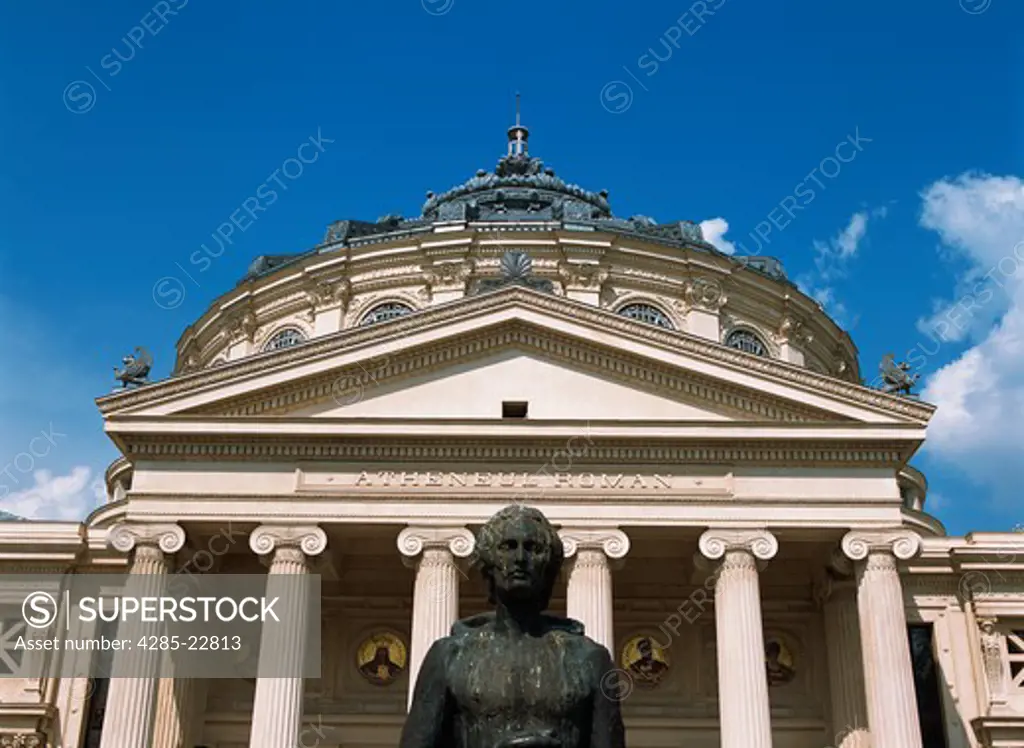 Romania, Bucharest, Piata George Enescu, Romanian Athenaeum (Ateneul Roman)