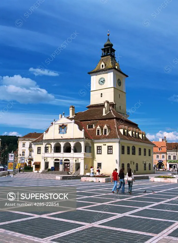 Romania,Transylvania, Brasov, Piata Sfatului, Council Square, Historical Museum