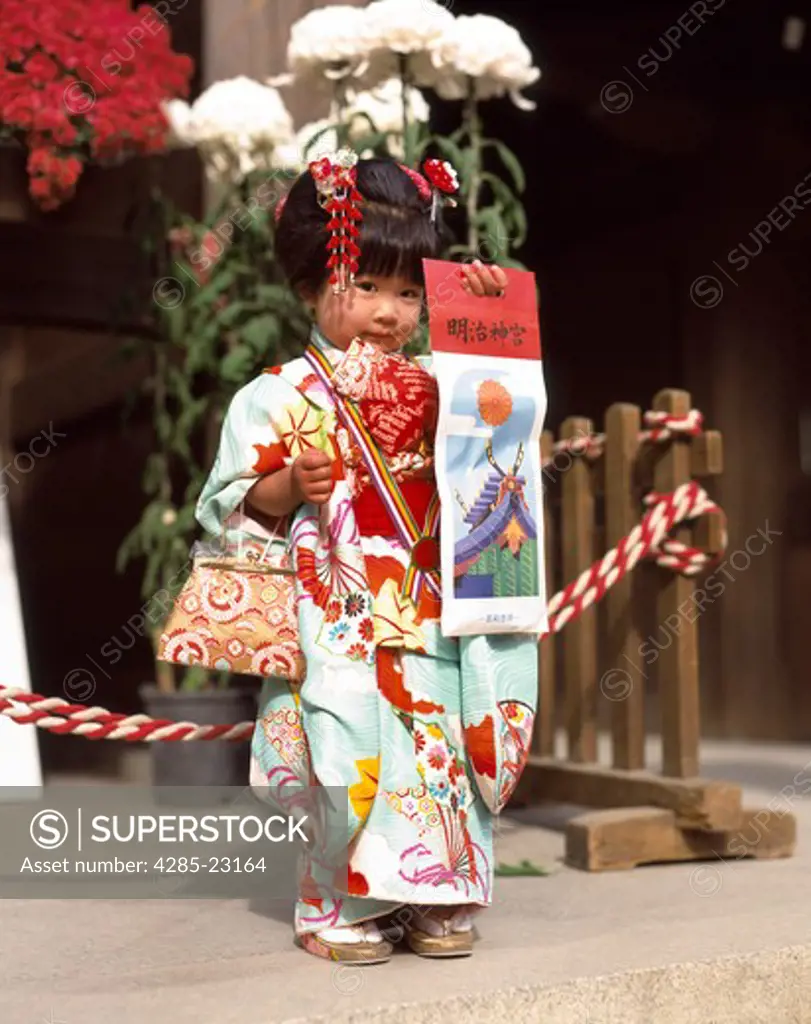 Japan,Shichigosan Festival,Young Girl