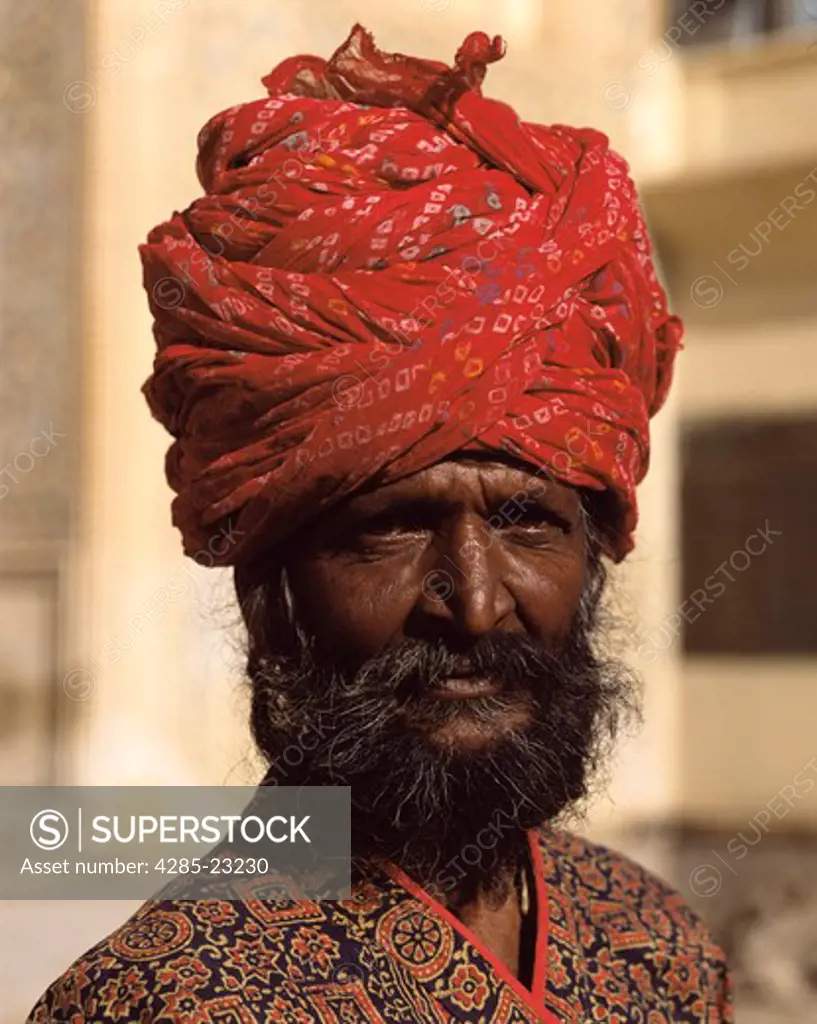 India,Rajasthan,Rajasthan Man,Portrait