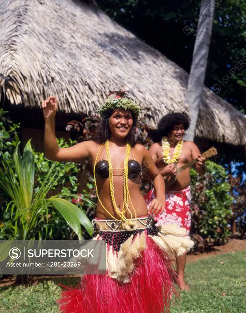Tahiti,Polynesian Dancers