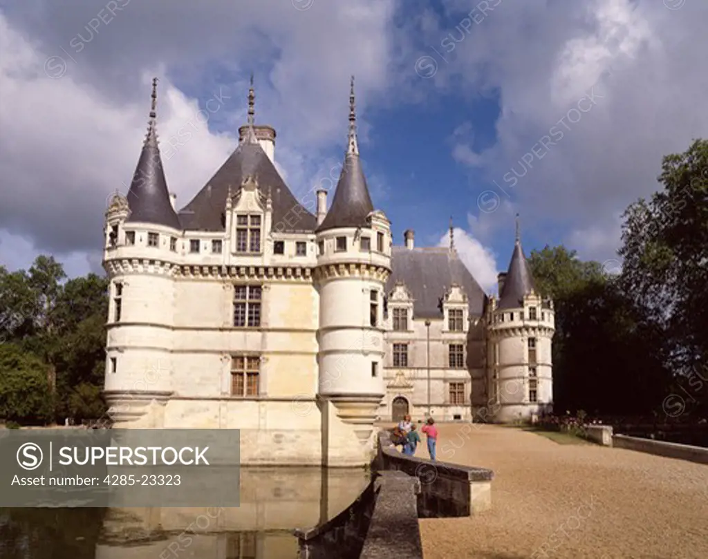 France,Loire Valley,Chateau D'Azay Le Rideau