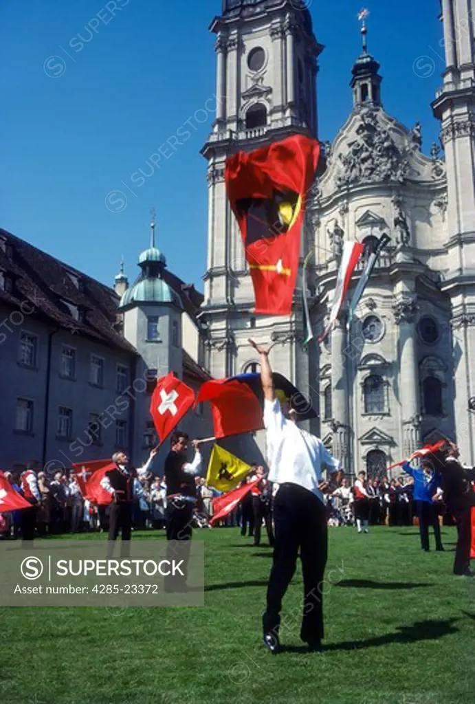 Switzerland  Appenzell  Flag Throwers