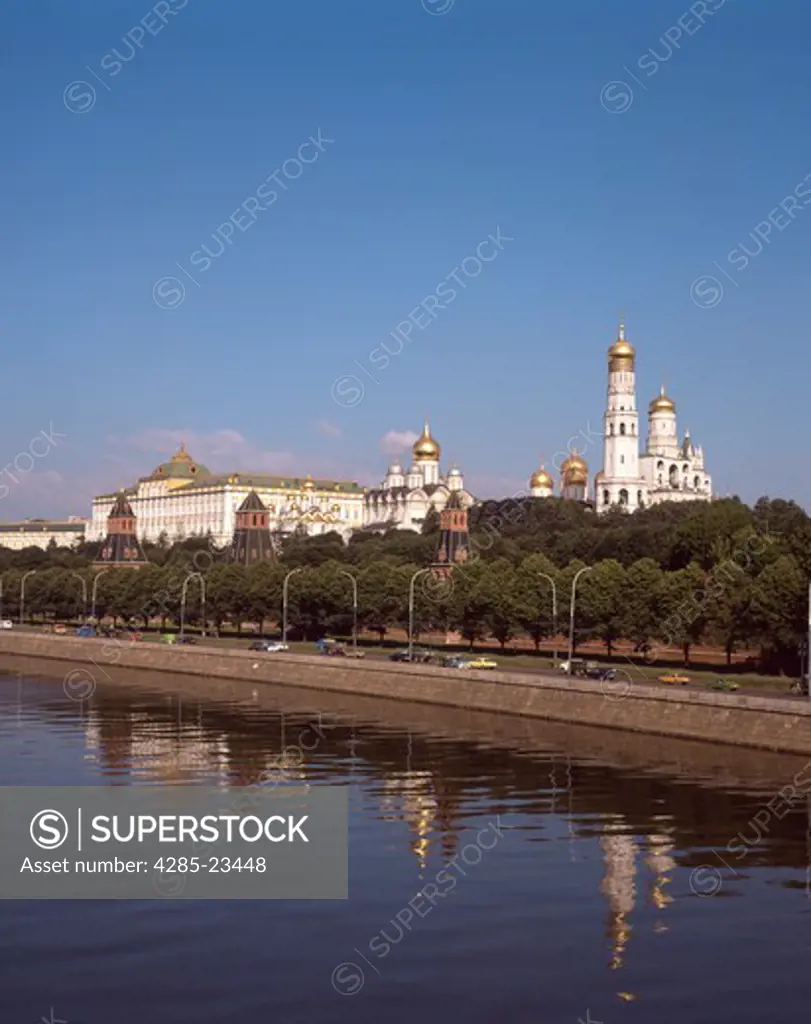 Russia  Moscow  The Kremlin  Moscow River