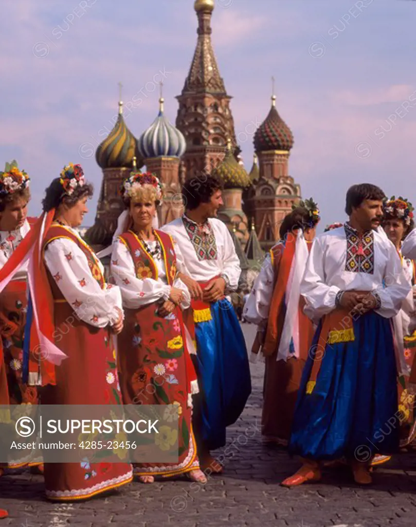 Russia, Mosc£, trajes t¡picos