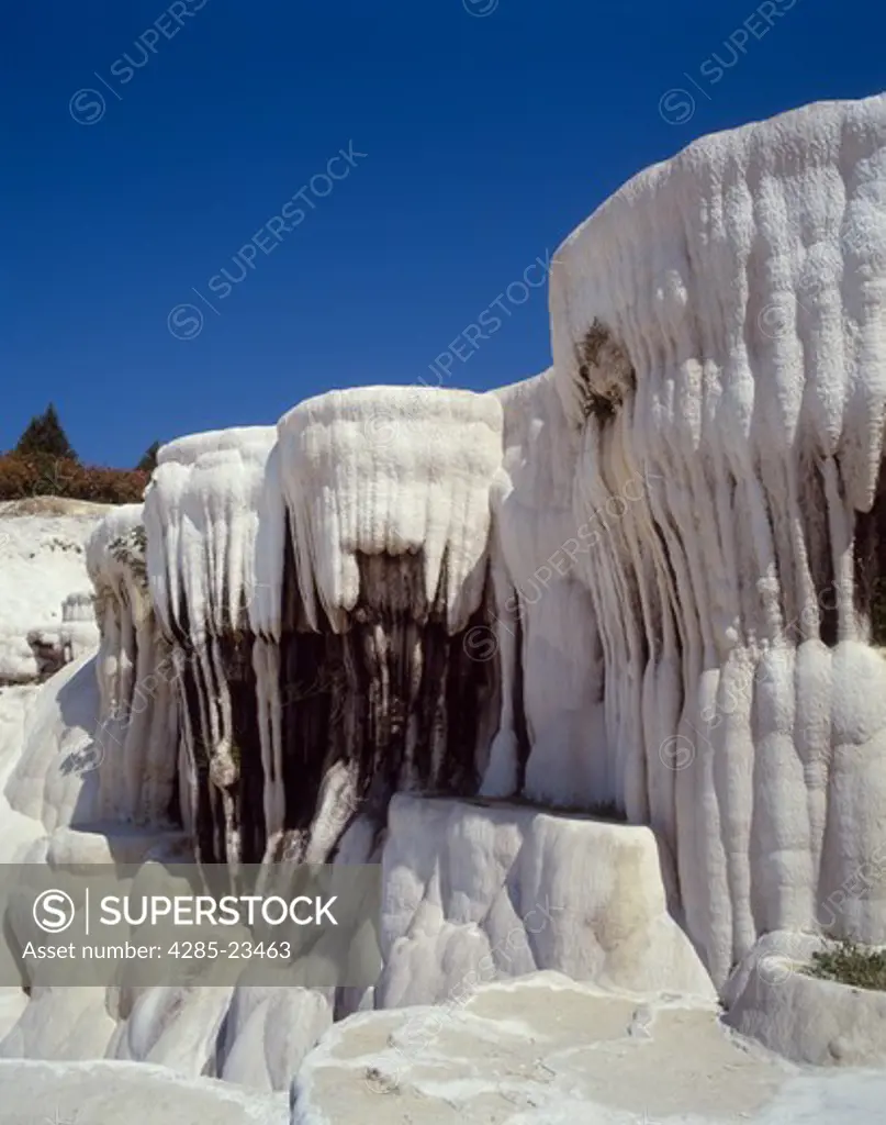 Turkey  Pamukkale  Limestone Terraces