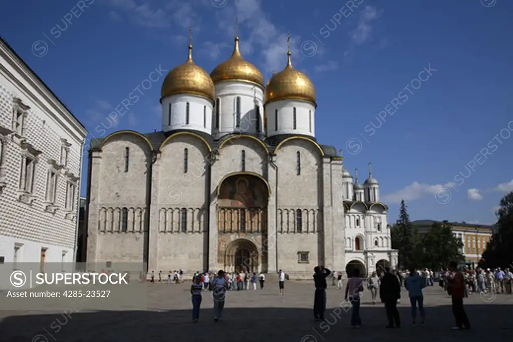 Russia, Moscow, The Kremlin, The Assumption Cathedral (Cathedral of the Dormition)