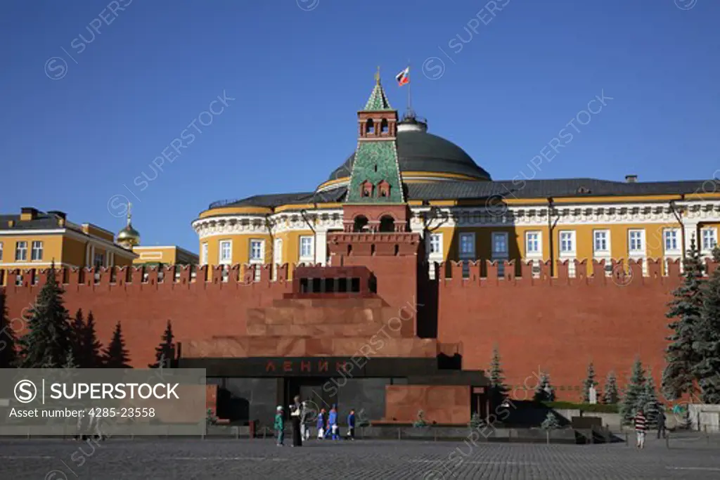 Russia, Moscow, Red Square, The Kremlin, Lenin Mausoleum
