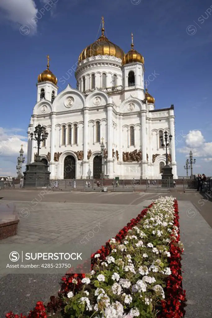 Russia. Moscow, Cathedral of Christ the Savior