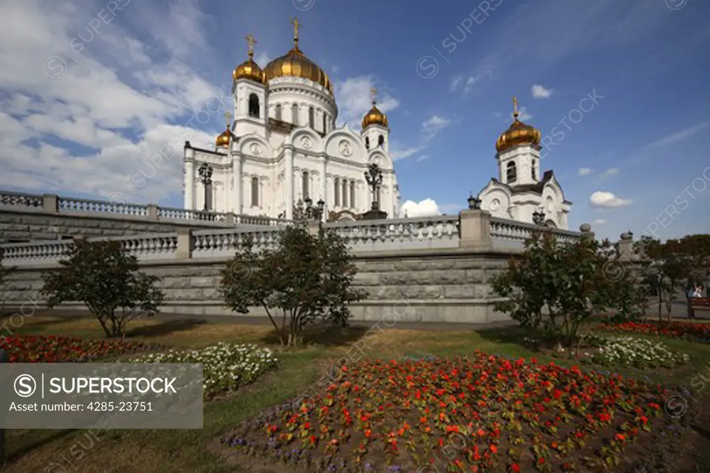 Russia. Moscow, Cathedral of Christ the Savior