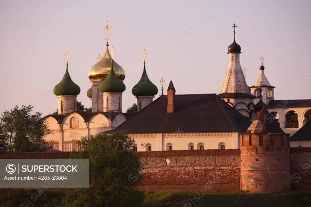 Russia, Suzdal, St Euthymius Monastry of the Saviour, Transfiguration Cathedral