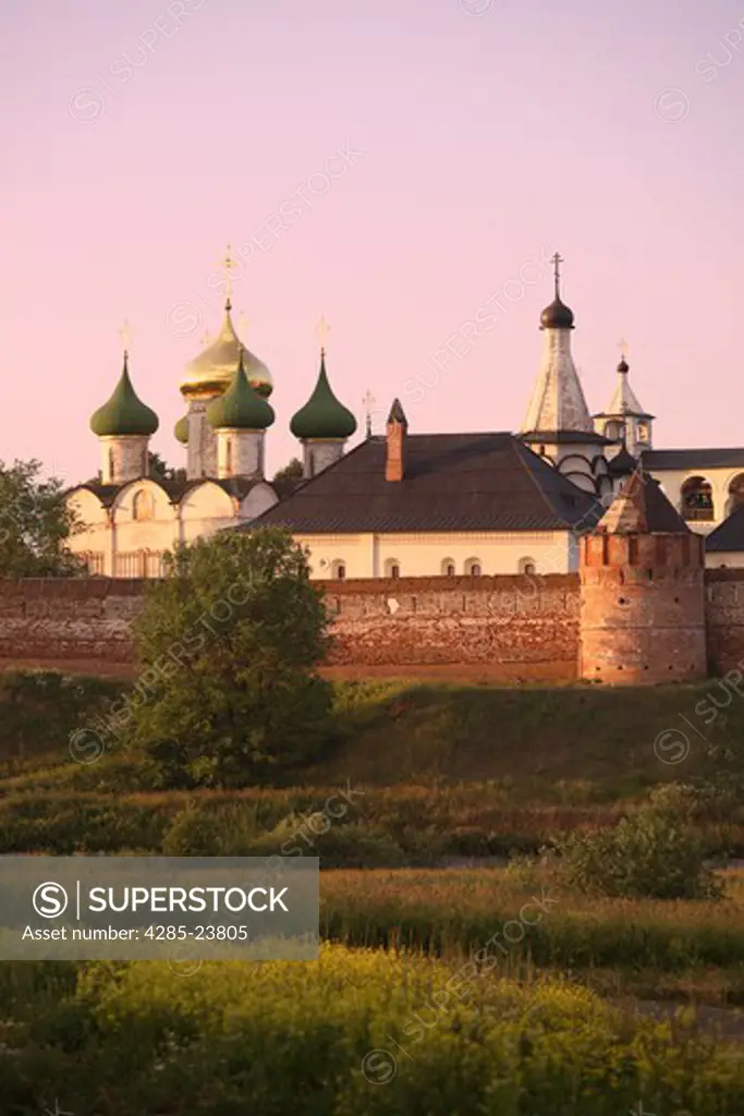 Russia, Suzdal, St Euthymius Monastry of the Saviour, Transfiguration Cathedral