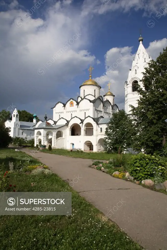 Russia, Suzdal, Pokrovsky Convent, Cathedral of the Intersession of the Blessed Virgin