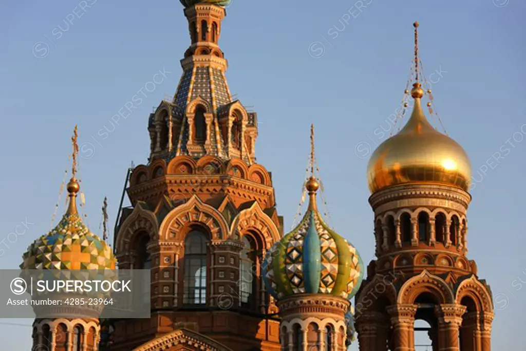 Russia, St Petersburg, Church of the Resurrection (Church on Spilled Blood)