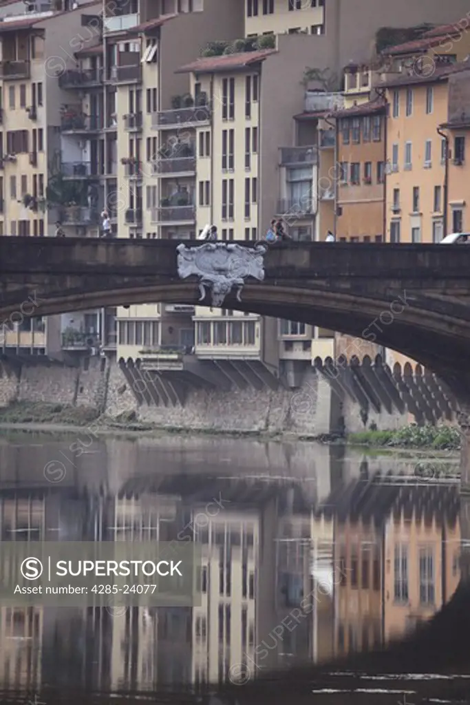 Italy, Tuscany, Florence,  Arno River, Bridge, Ponte Alla Carraia