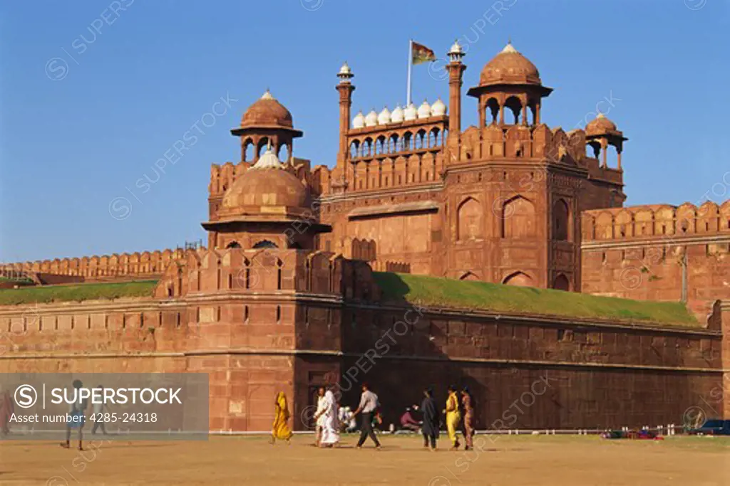 India, Delhi, Old Delhi, Red Fort, Lal Qila