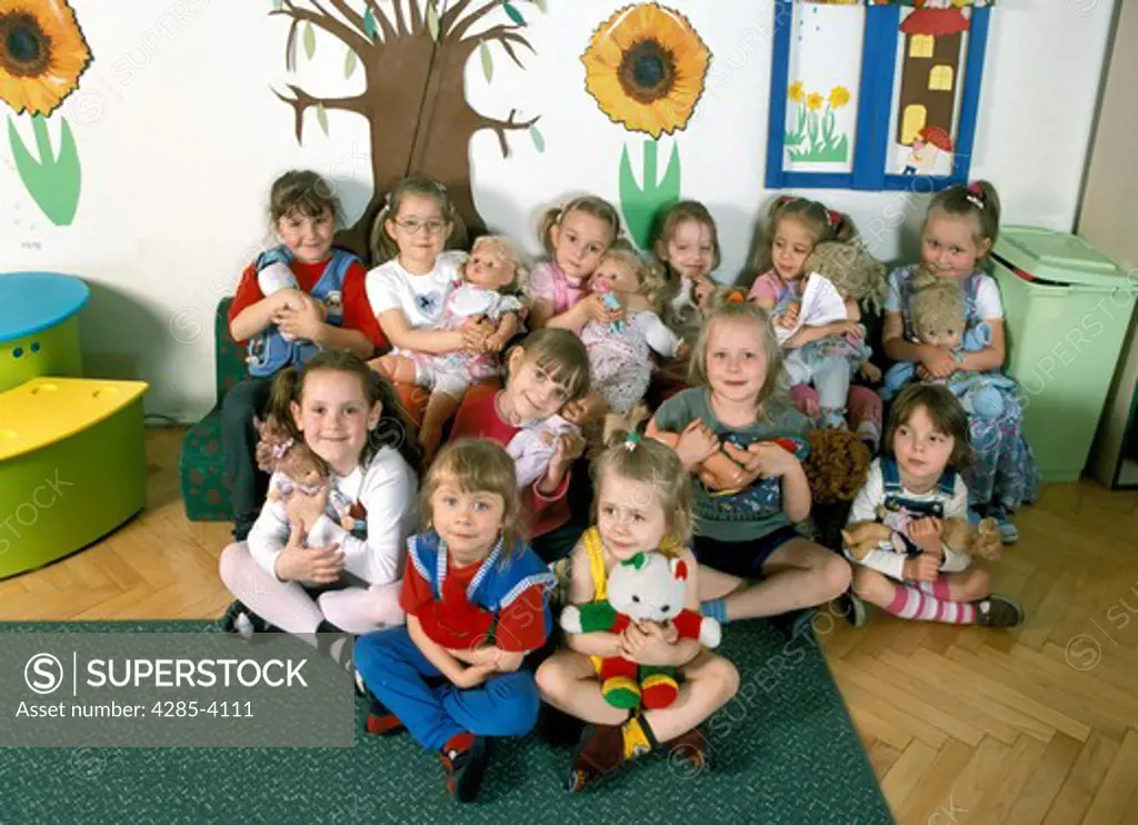 Nursery school together