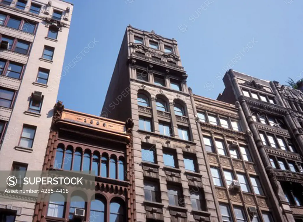 New York City Soho Buildings on Broadway, USA