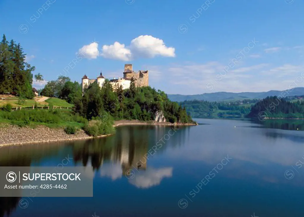 Niedzica Castle on Dunajec River, Poland