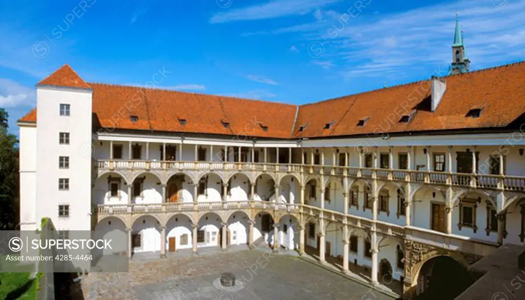 Castle and Palace of The Dukes in Brzeg, Poland,  Castle of The Dukes in Legnica-Brzeg from 14th century, in 16th century transformed into Renaissance Palace