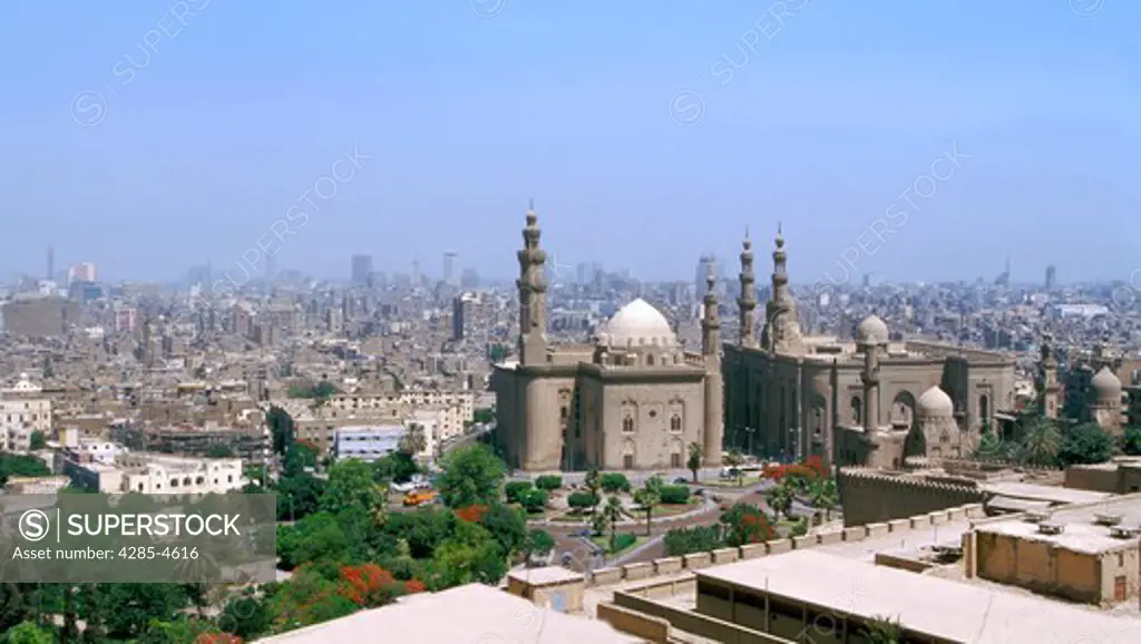 Mosque of Sultan Hassan and Mosque of Al Rifai in Cairo, Egipt