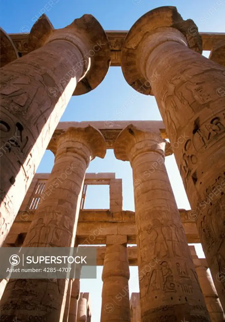 Columns of Tample of Karnak, Egypt