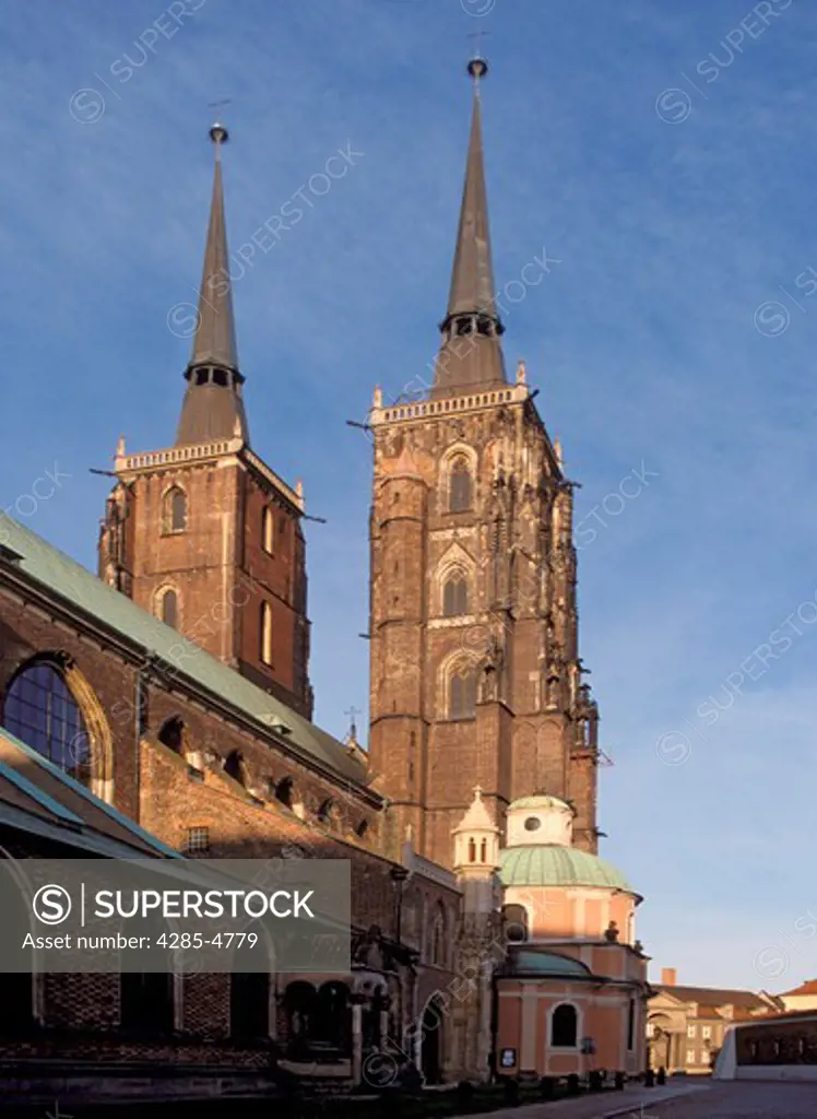 Cathedral of St John the Baptist in Wroclaw of Poland