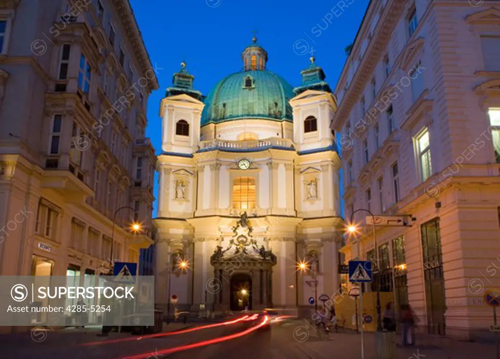 Austria, Vienna, Peterskirche church