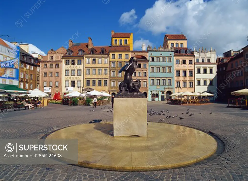 Market Square, Old Town, Warsaw, Poland