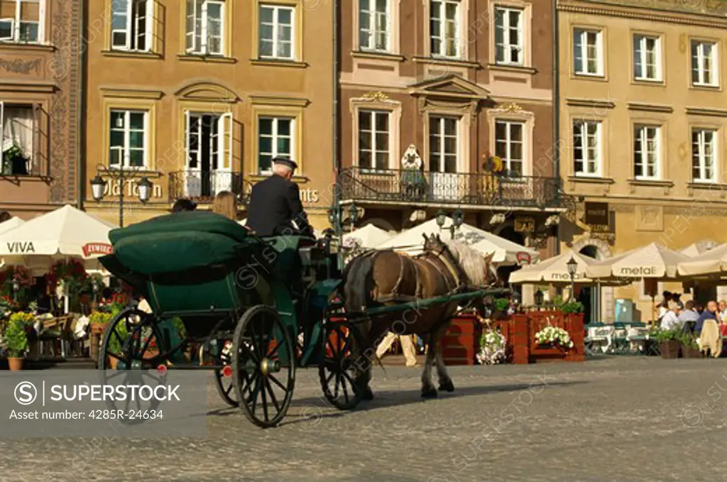 Market Square, Old Town, Warsaw, Poland