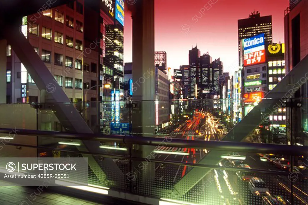 Japan, Tokyo, Shinjuku, Night Lights