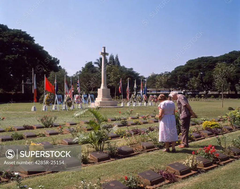 Thailand, Kanchanaburi,  War Graves
