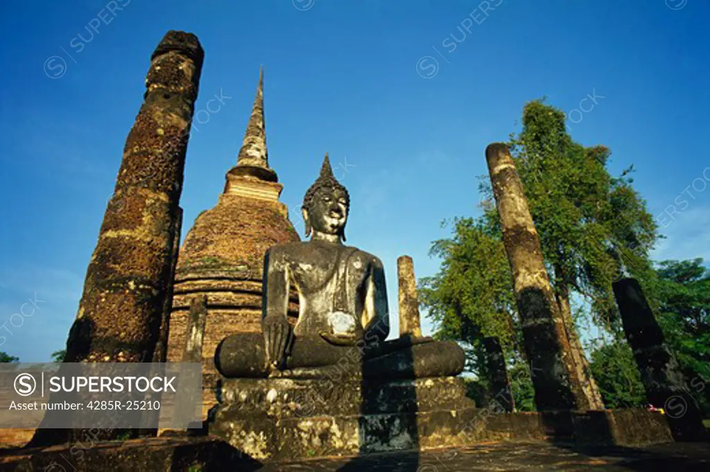 Thailand, Sukhothai, Ancient City, Wat Sa Si