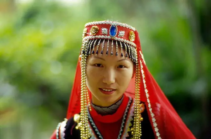 Girl in Mongolian Costume