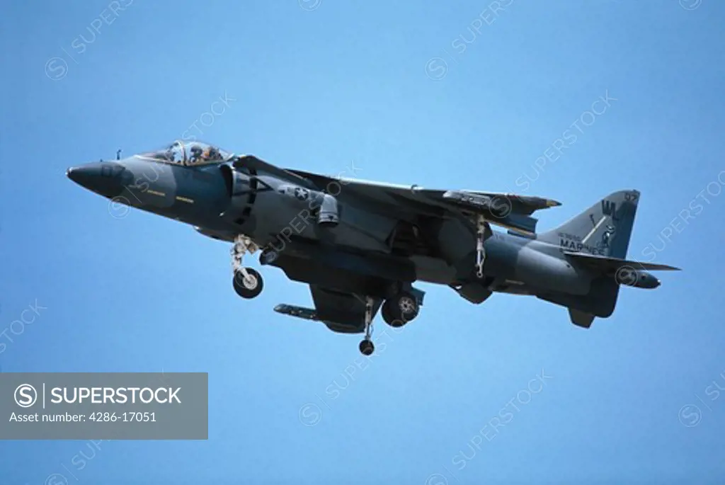 AV8B Harrier jump jet