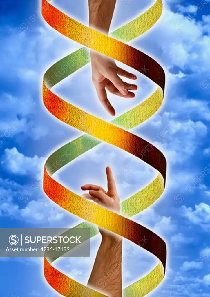 DNA God & Adam concept #D5A