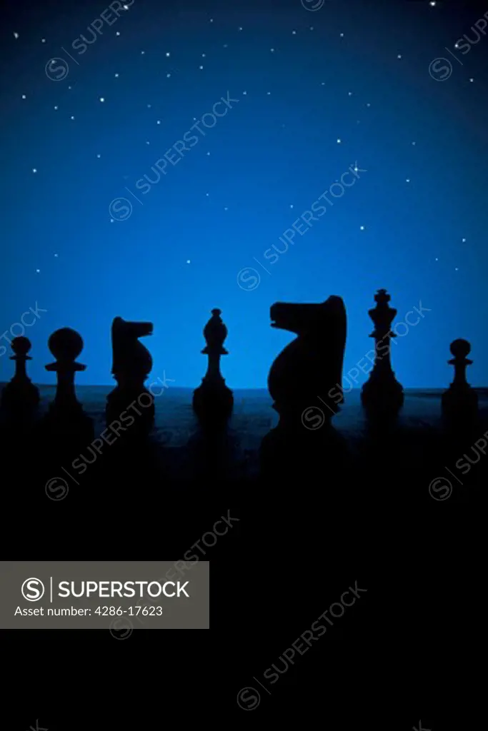 Chess-pieces and stars