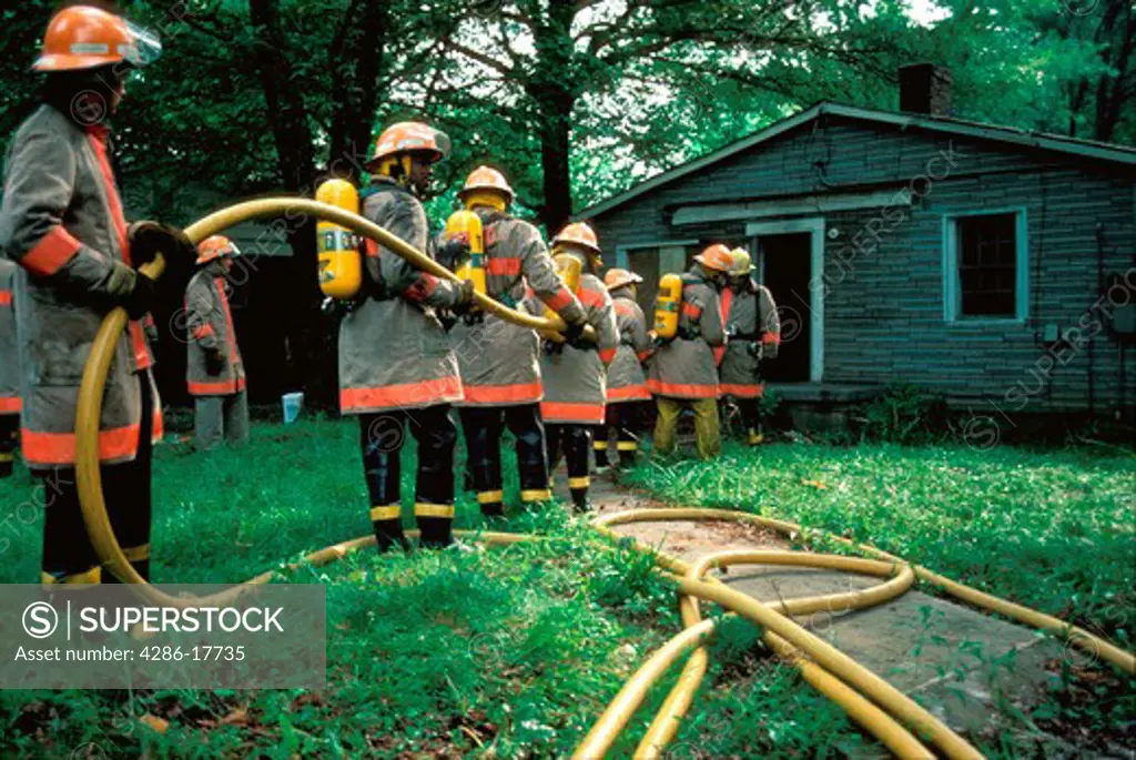 Firefighters in training #031