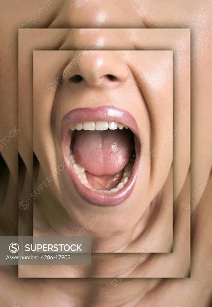 shouting woman