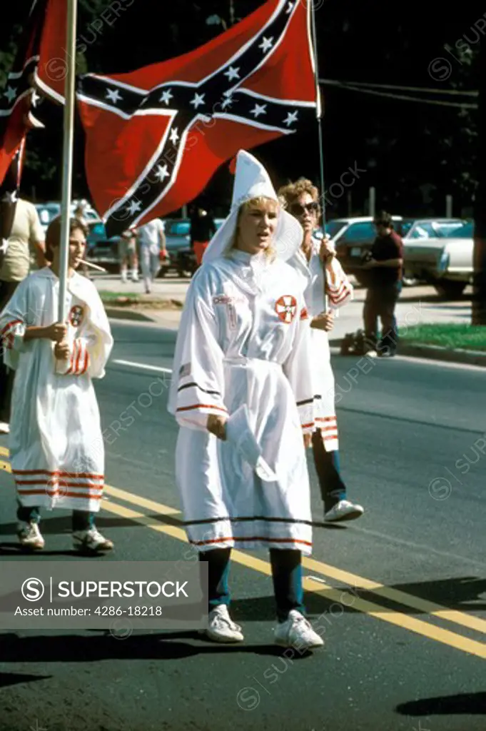 Ku Klux Klan march, Charlotte, NC.