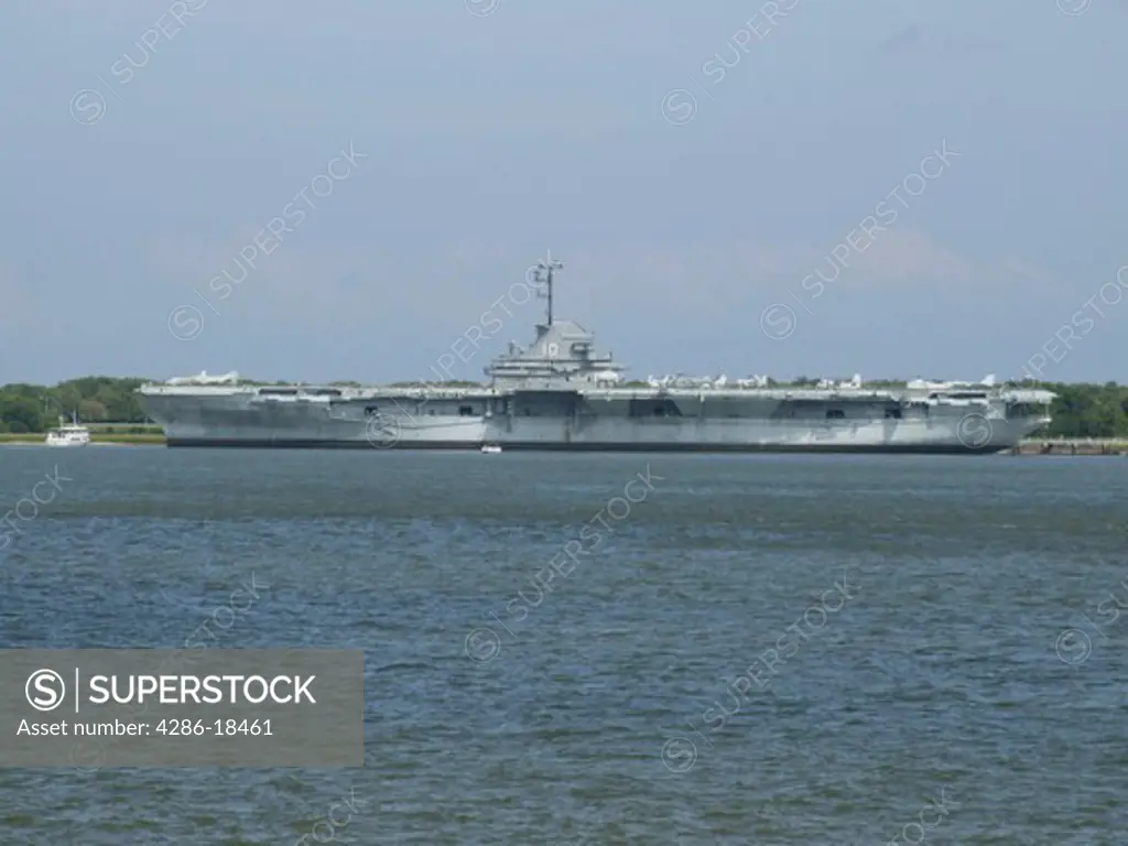 USS Yorktown aircraft carrier. Charleston, S.Carolina.