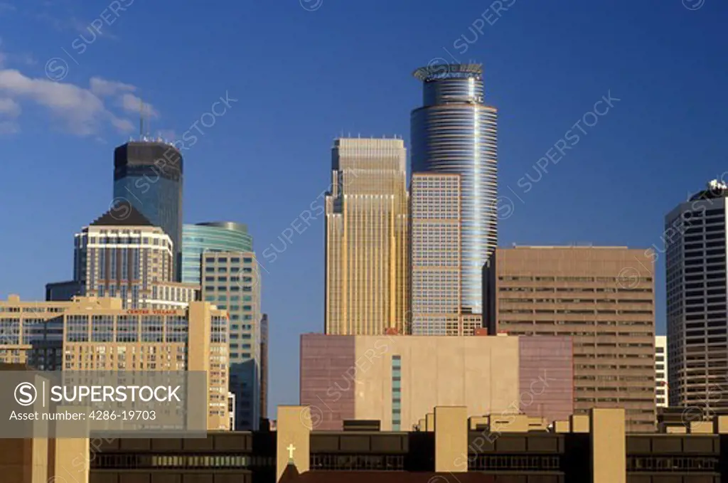 skyline, Minneapolis, MN, Minnesota, Twin Cities, Downtown skyline of Minneapolis.