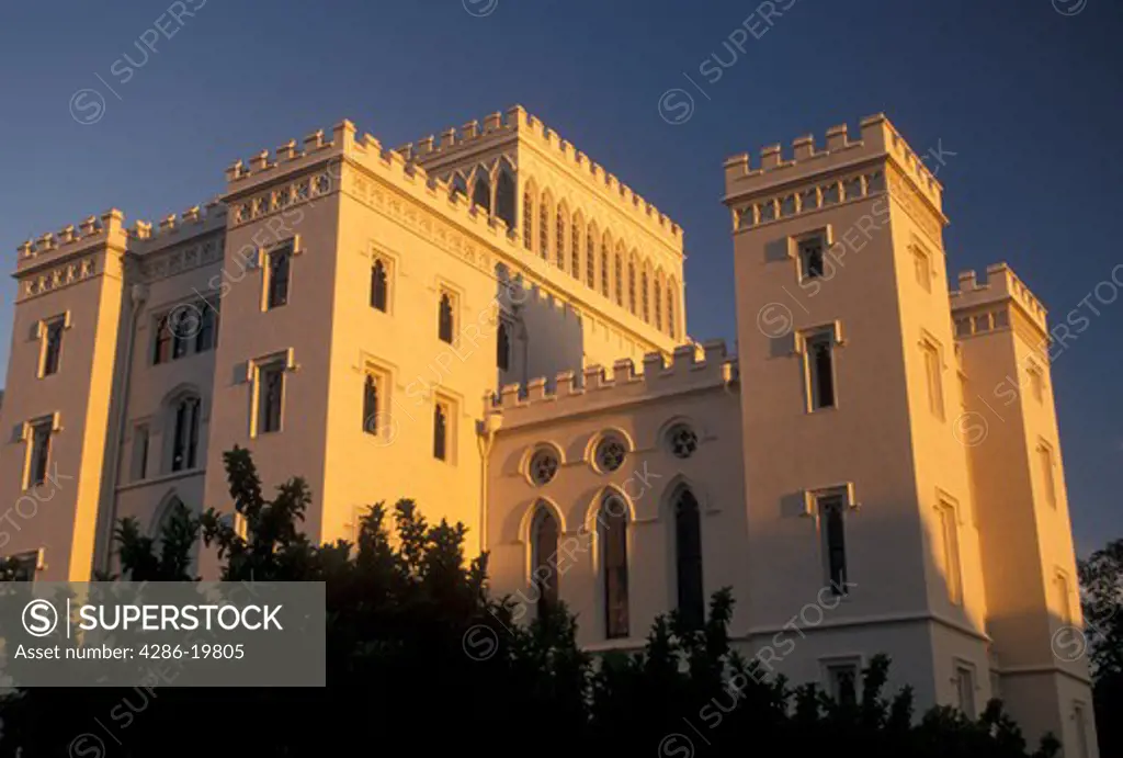 Baton Rouge, Louisiana, LA, Old State Capitol Building, a Gothic Revival Castle, in the capital city of Baton Rouge.