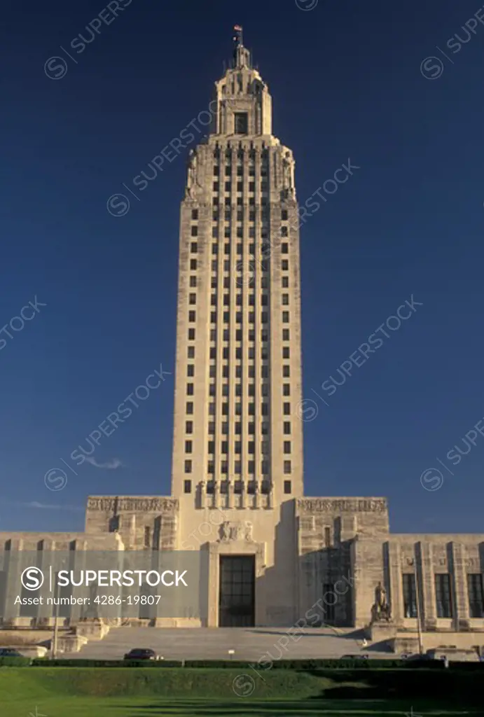 State Capitol, Louisiana, Baton Rouge, State House, LA, Louisiana's State Capitol Building in the capital city of Baton Rouge.